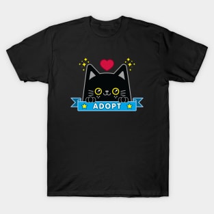 Adopt A Black Cat T-Shirt